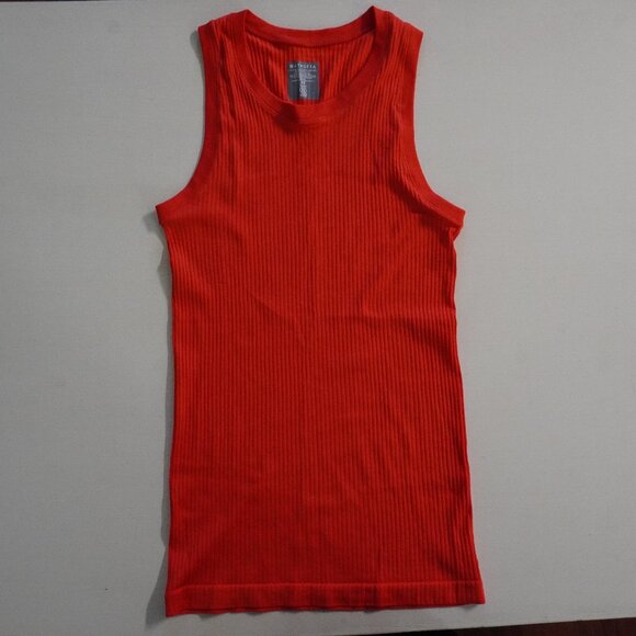 Athleta Tops - Athleta Ribbed Orange Red Racerback Tank